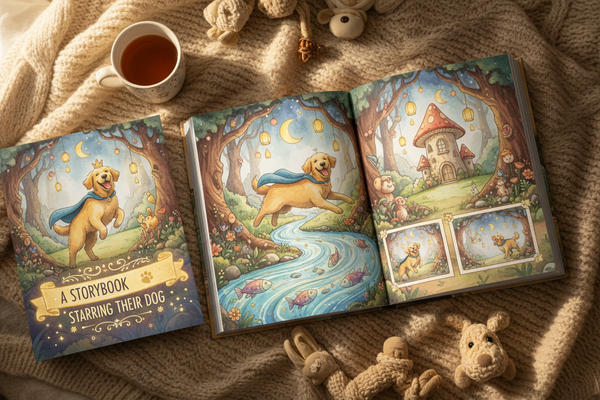 A Storybook Starring Their Dog