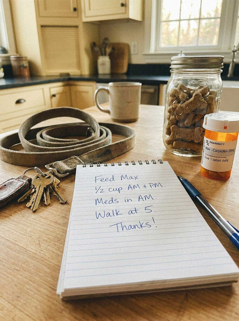 What Your Dog Sitter Actually Needs to Know