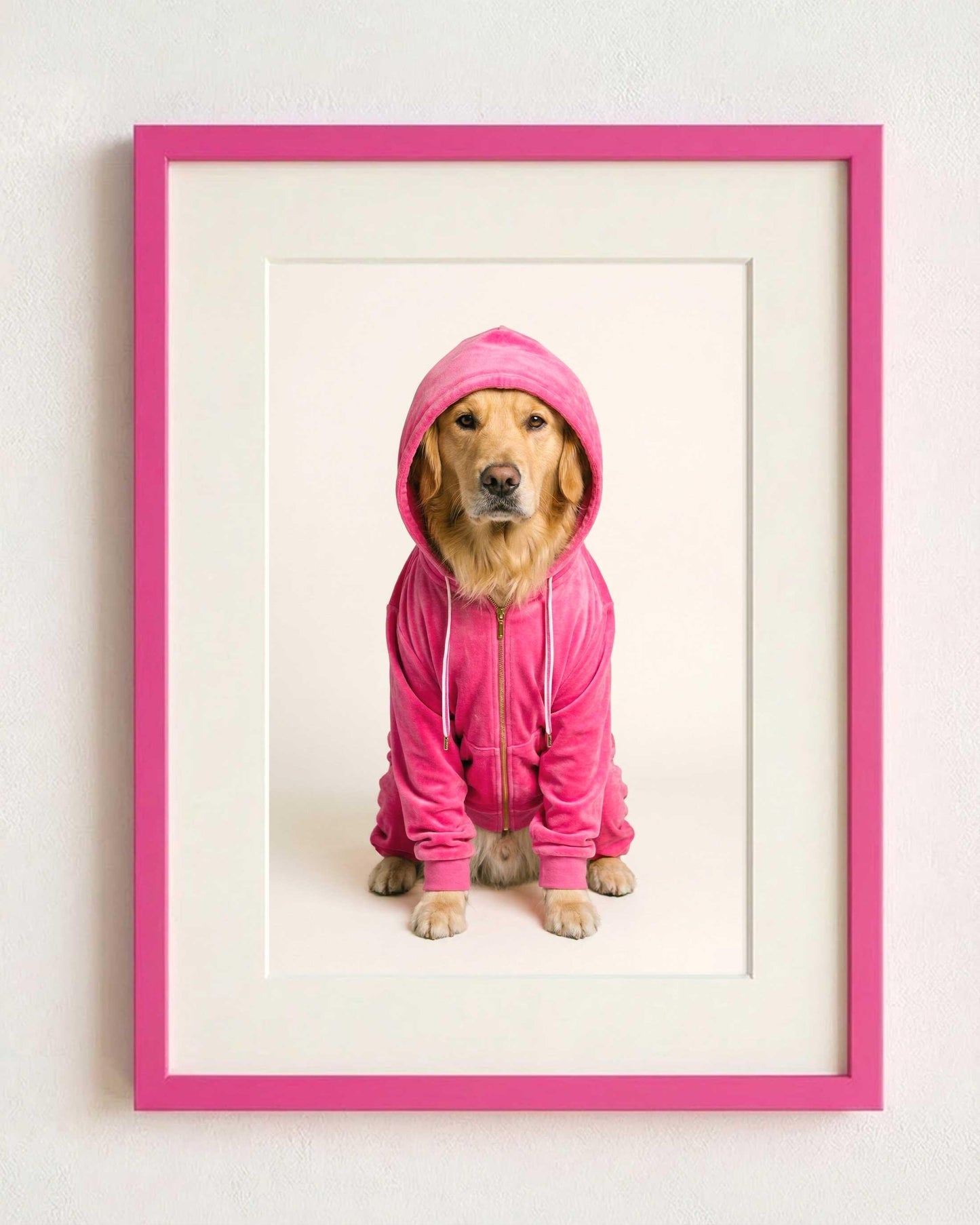 Custom Pet Portrait Maximalist Retro Wall Art Digital Print