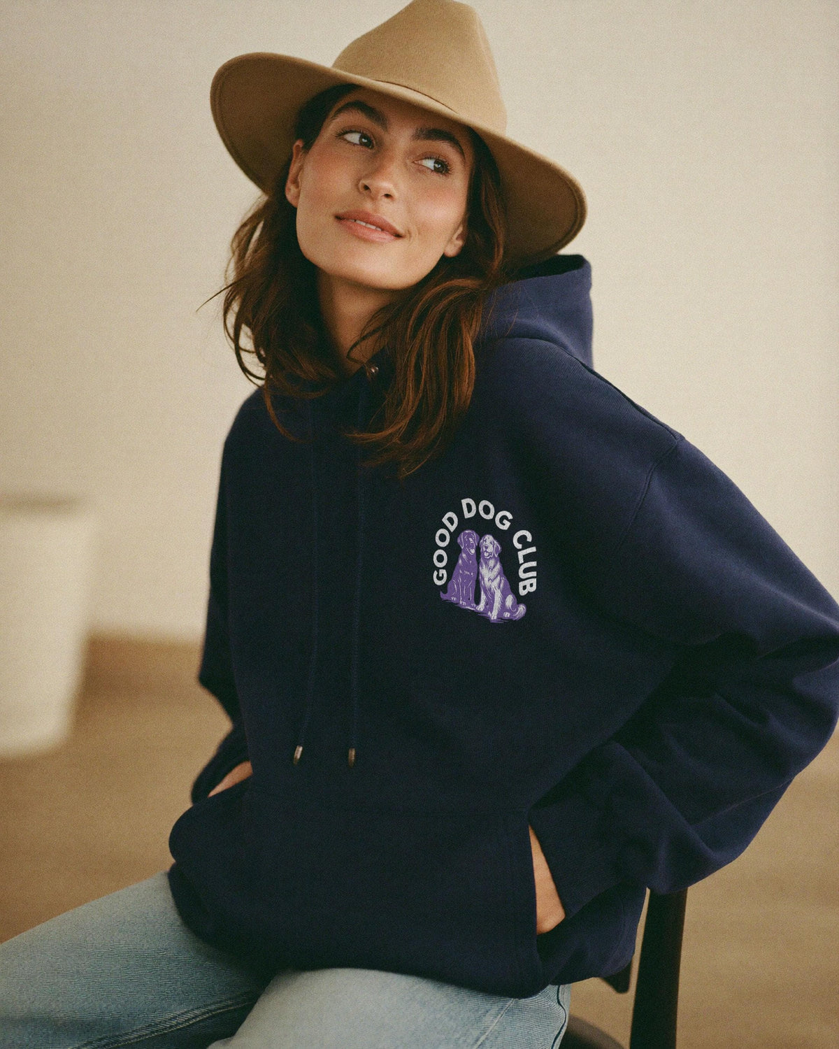 Dog Lover Hoodie, Good Dog Club Pullover Sweatshirt, Dog Mom Dad Gift