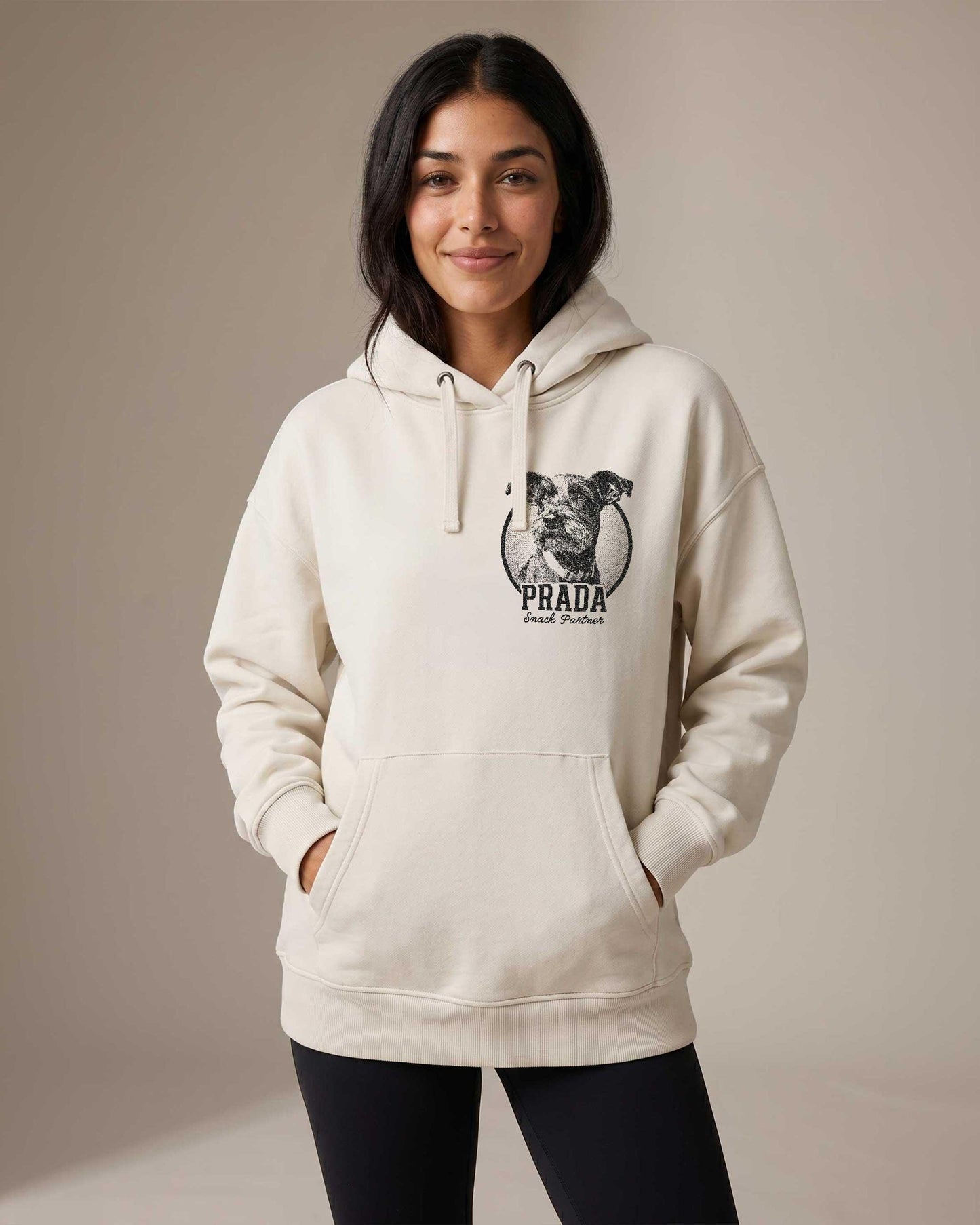 Custom Dog Hoodie Pet Portrait From Photo Personalized Pet Gift Dog Mom Sweatshirt Rainbow Bridge Memorial