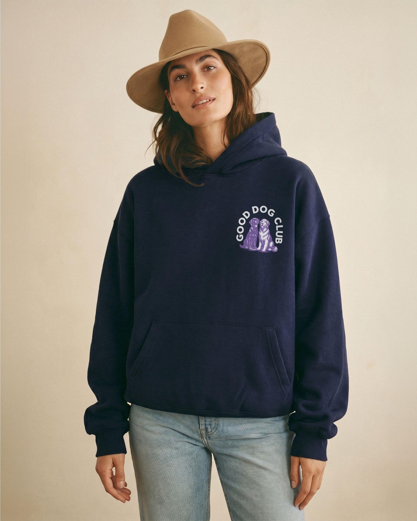 Dog Lover Hoodie, Good Dog Club Pullover Sweatshirt, Dog Mom Dad Gift