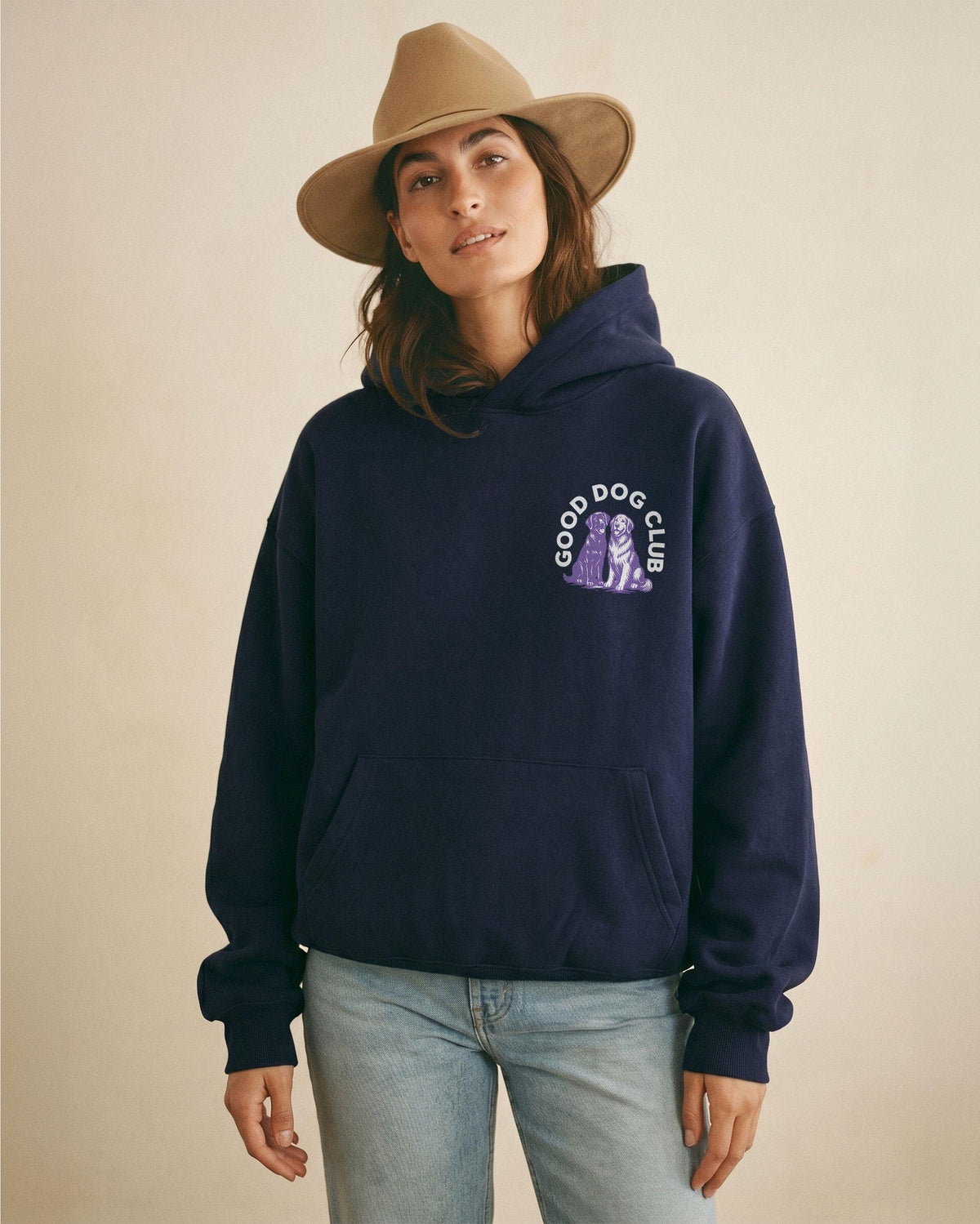 Dog Lover Hoodie, Good Dog Club Pullover Sweatshirt, Dog Mom Dad Gift