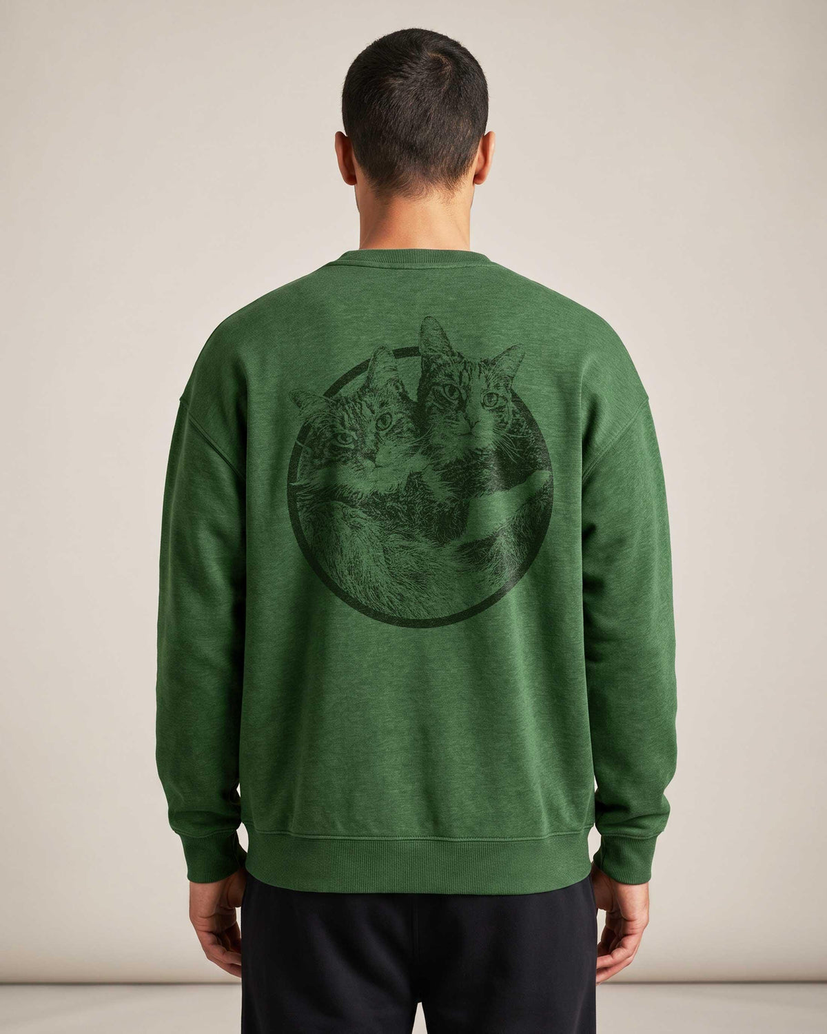 Custom Pet Portrait Sweatshirt, Personalized Dog Sweatshirt, Dog Lover Memorial Gift, Pet Photo Shirt