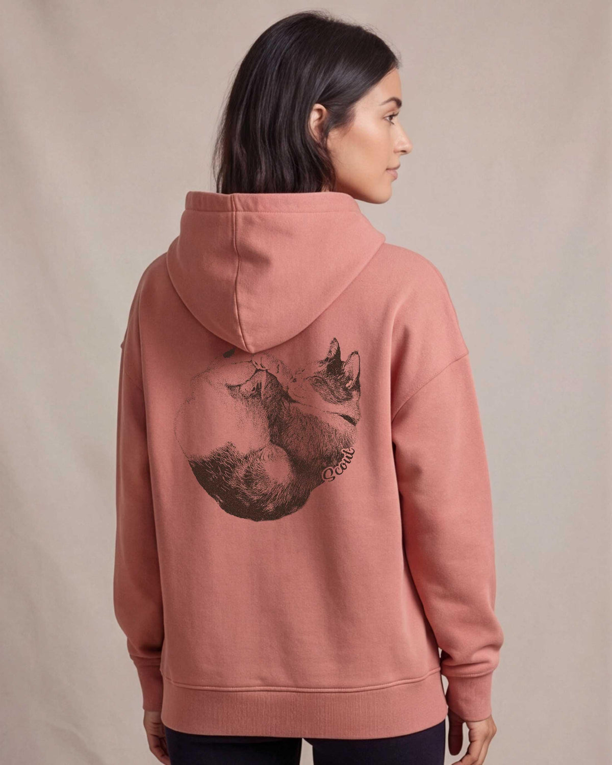 Custom Dog Hoodie Pet Portrait From Photo Personalized Pet Gift Dog Mom Sweatshirt Rainbow Bridge Memorial