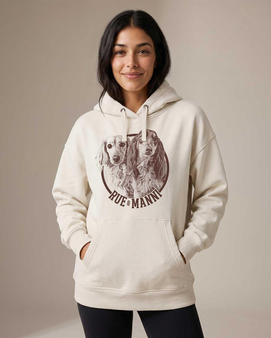 Custom Dog and Cat Hoodie Pet Portrait Gift for Dog Parents Lovers