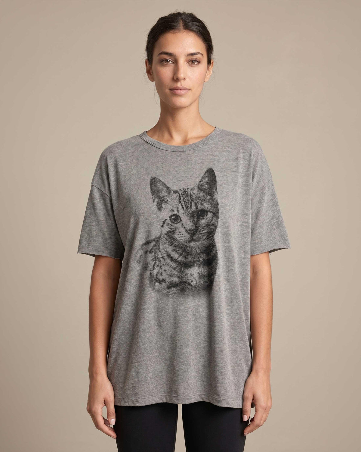 Custom Cat Photo Shirt Gift for Cat Mom Personalized Cat Lover Tee Pet Loss Memorial Birthday