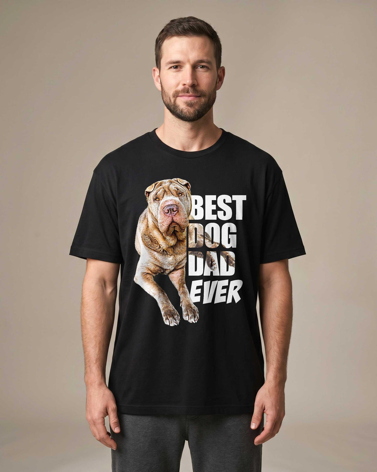 Custom Dog Dad Shirt Personalized Fathers Day Gift for Dog Dad Best Dog Dad Ever Tee Gift for Him Dog Lover Birthday