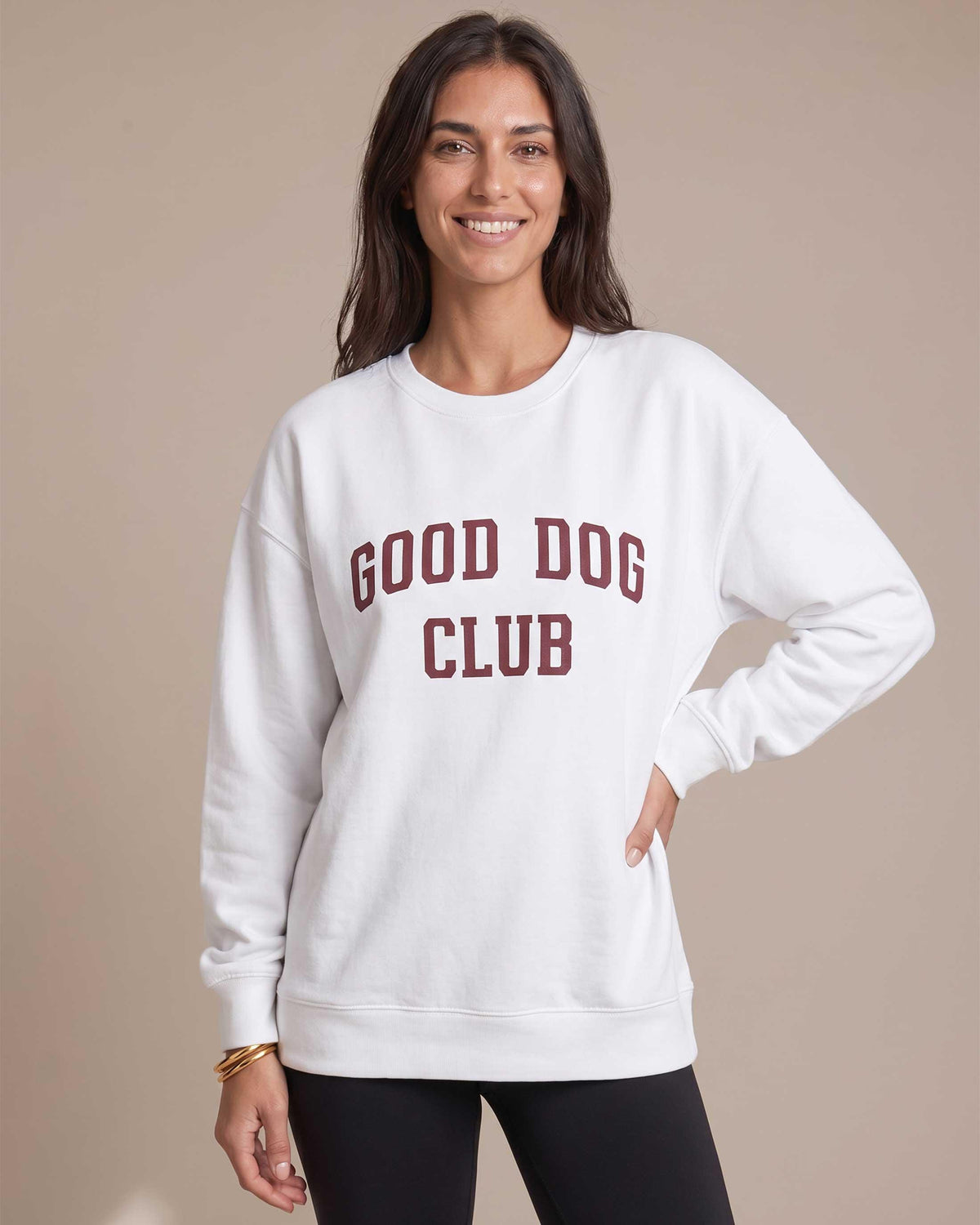 Dog Mom and Dad Organic Crewneck Sweatshirt Gift, Good Dog Club Pullover