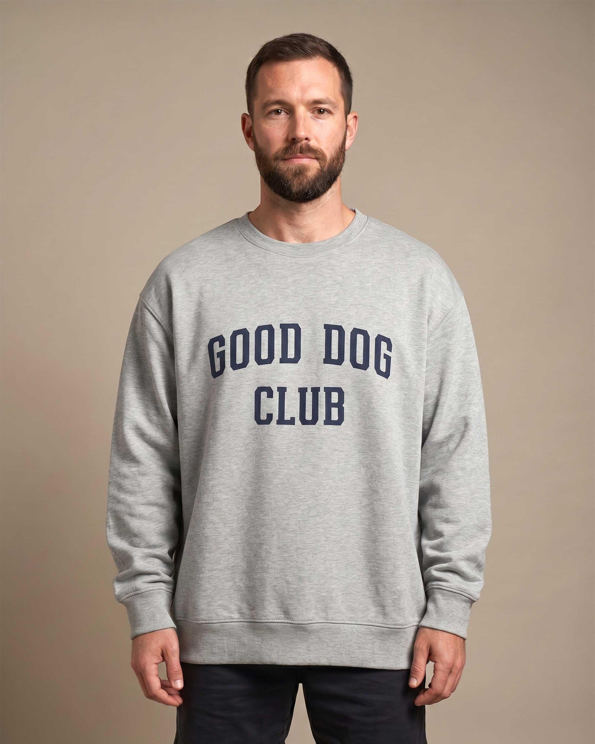Dog Mom and Dad Organic Crewneck Sweatshirt Gift, Good Dog Club Pullover