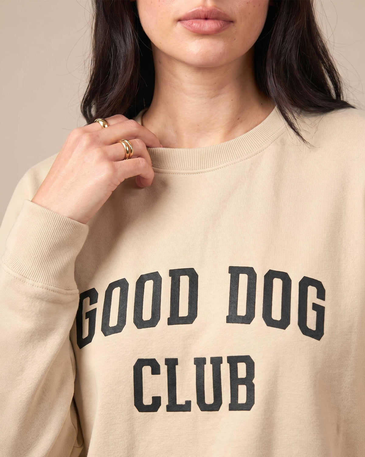Dog Mom and Dad Organic Crewneck Sweatshirt Gift, Good Dog Club Pullover