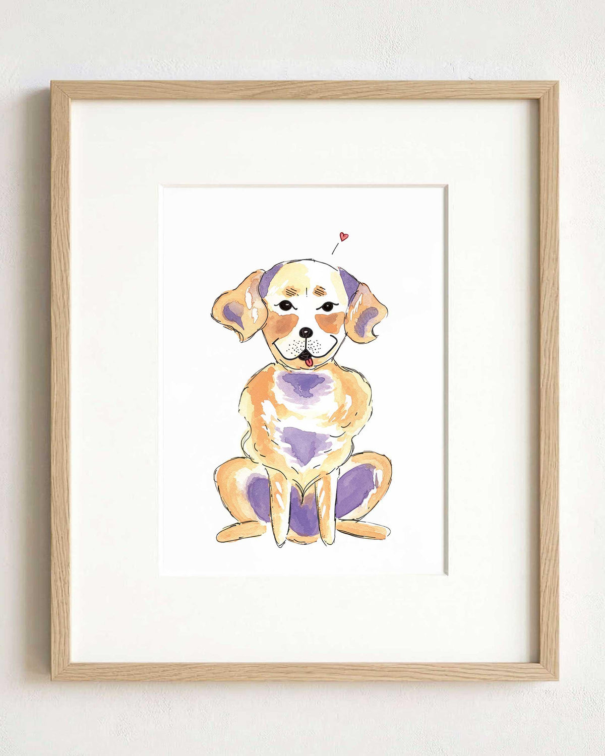 Multi-Breed Dog Watercolor Portrait Print (Digital Download)