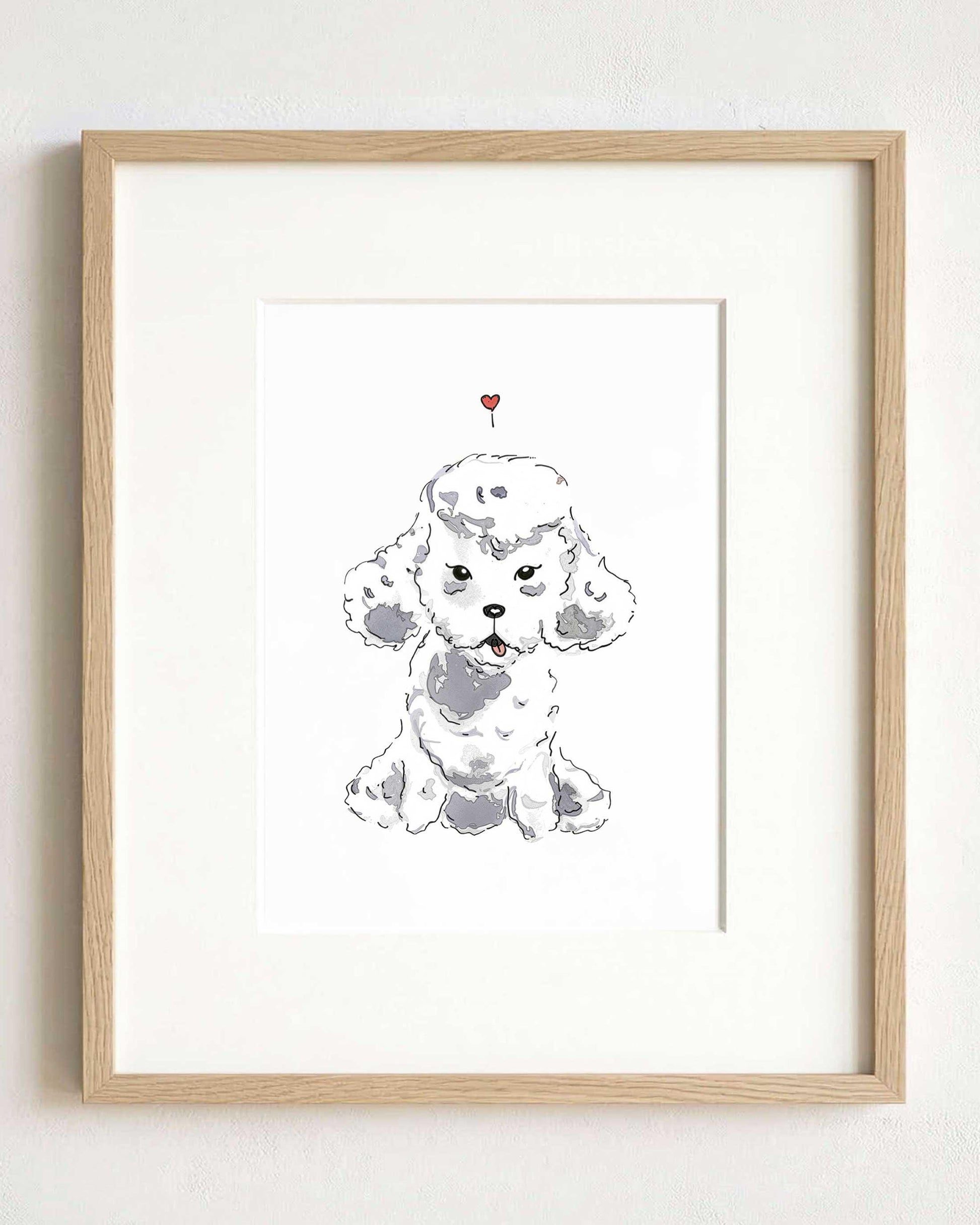 Multi-Breed Dog Watercolor Portrait Print (Digital Download)