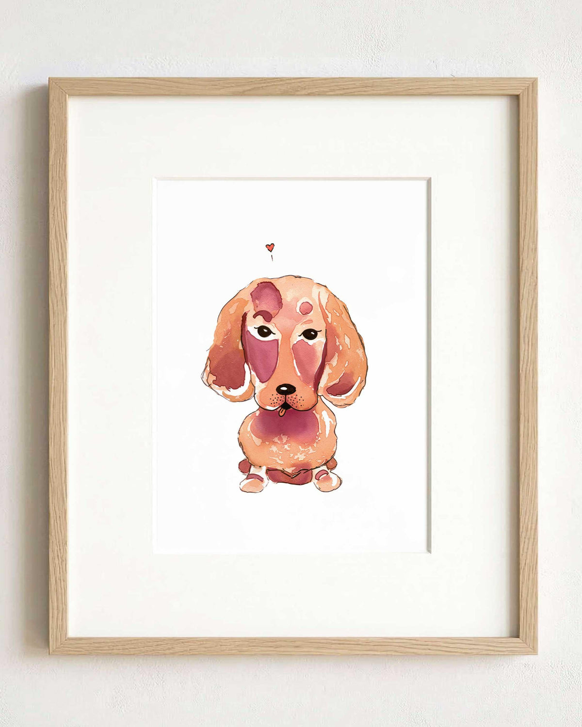 Multi-Breed Dog Watercolor Portrait Print (Digital Download)