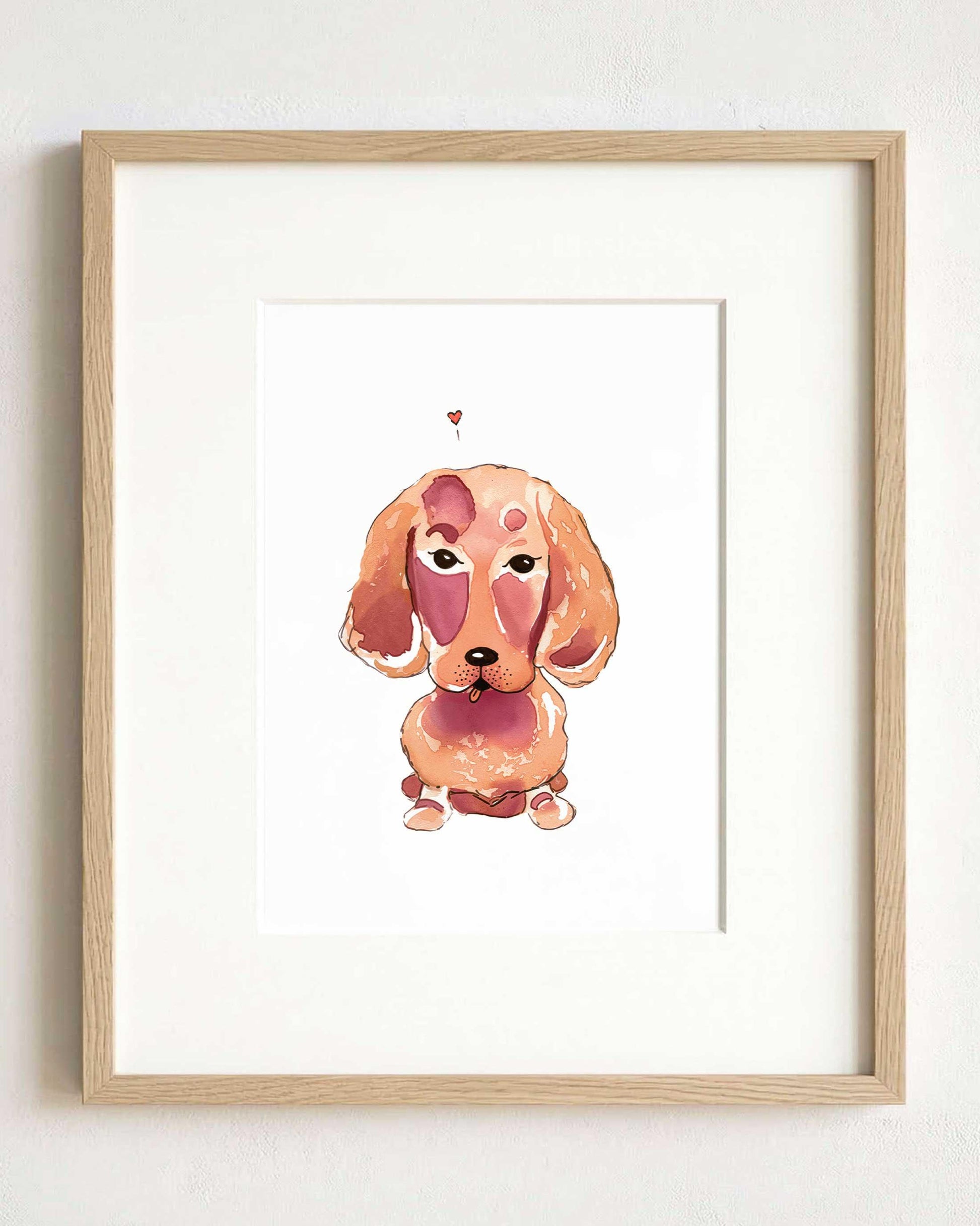 Multi-Breed Dog Watercolor Portrait Print (Digital Download)