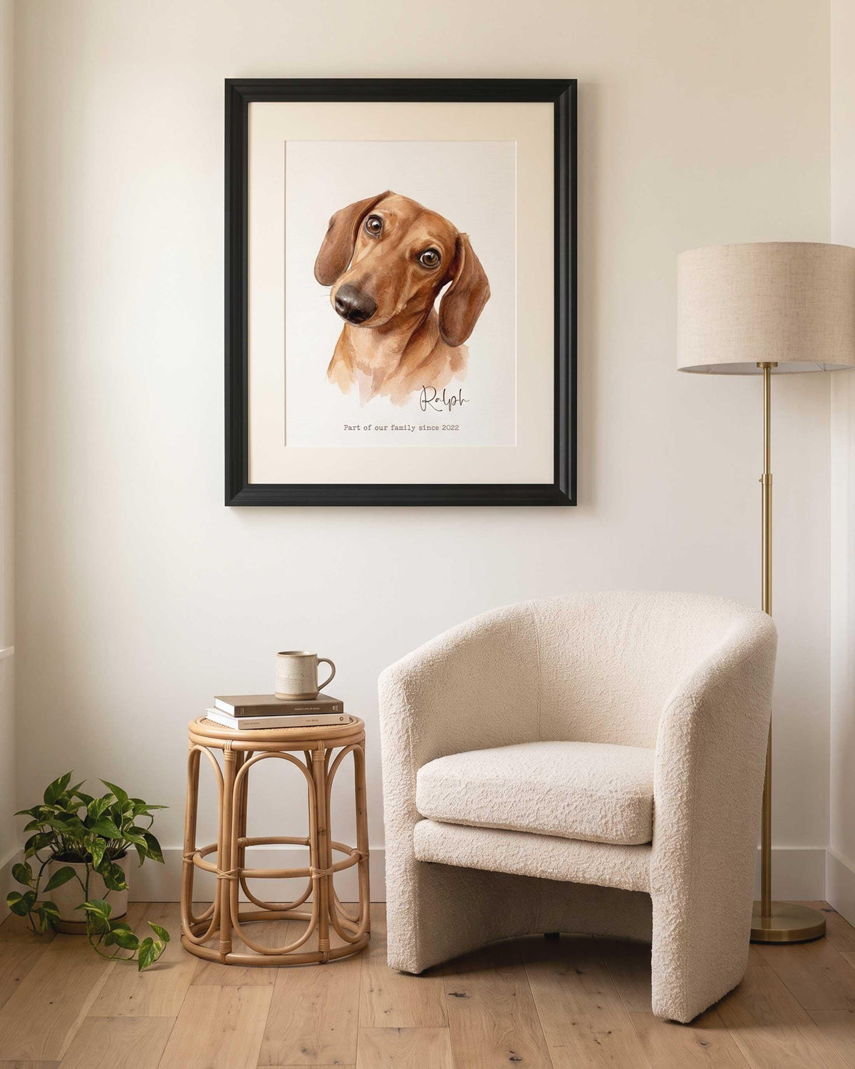 Custom Watercolor Pet Portrait From Photo Digital Download