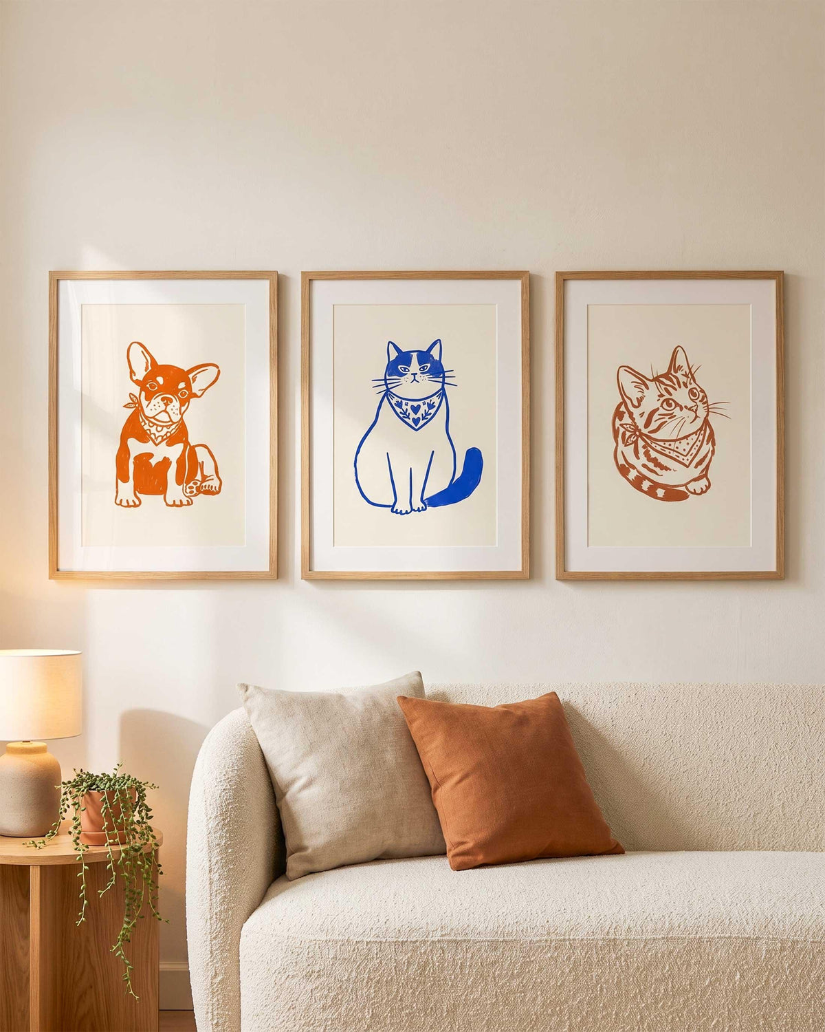 Pet Line Art from Photo Minimalist Dog Cat Portrait Digital Download Pet Memorial Gift