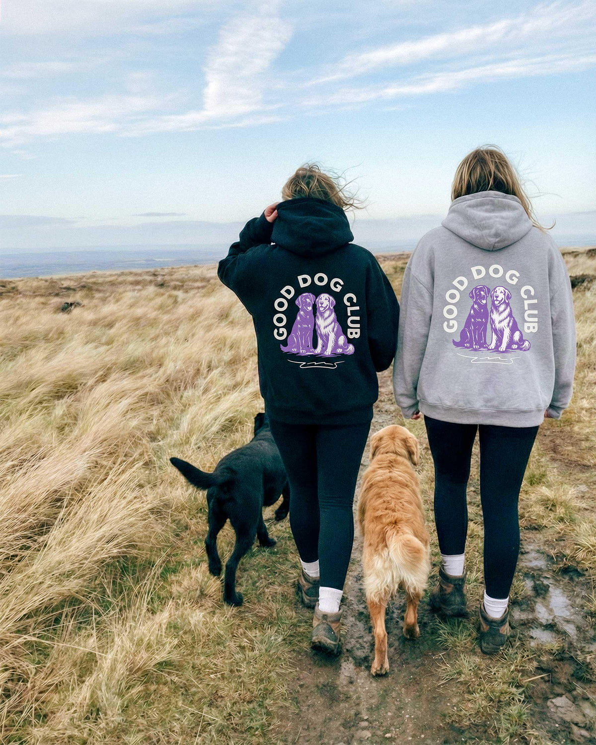Dog Lover Hoodie, Good Dog Club Pullover Sweatshirt, Dog Mom Dad Gift