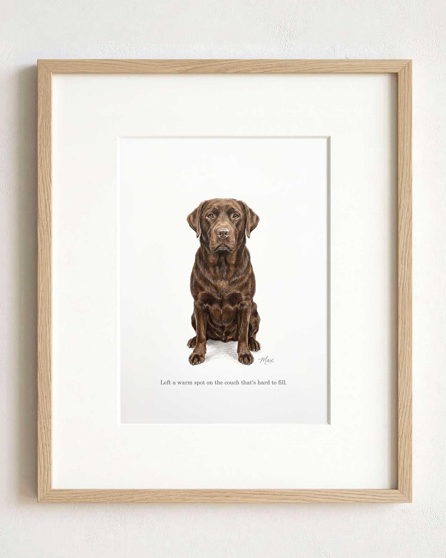 Personalized Pet Sympathy Gift With Name, Custom Pastel Pet Portrait (Digital Download)