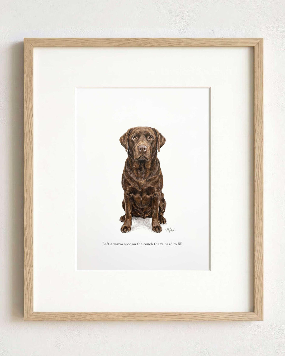 Personalized Pet Sympathy Gift With Name, Custom Pastel Pet Portrait (Digital Download)