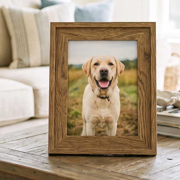 A Framed Photo, Not a Posed One
